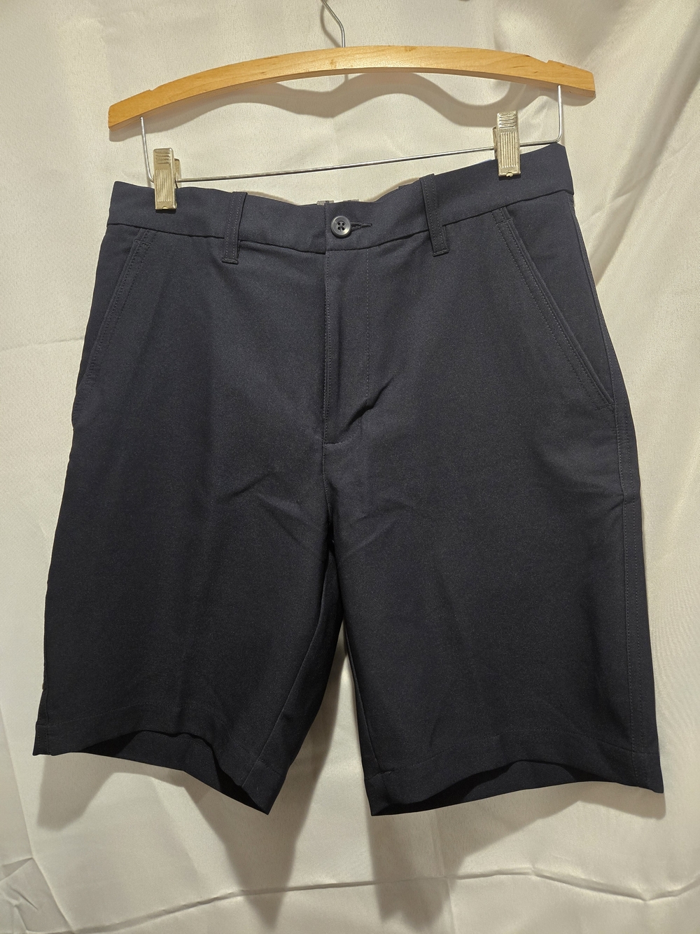 Salt + Cove Men's Navy Flat-Front Chino Shorts